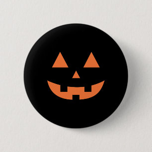 Halloween Fall Scary Jack O' Lantern Pumpkin 6 Cm Round Badge
