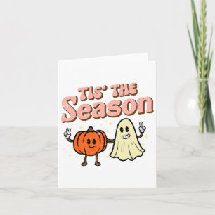 Halloween Fall Tis The Season Costume Women Girls Card