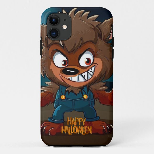 Halloween/Fall/Werewolf/Cartoon Case-Mate iPhone Case (Back)