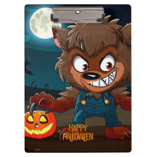 Halloween/Fall/Werewolf/Cartoon Clipboard