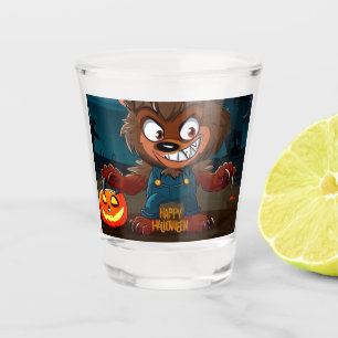 Halloween/Fall/Werewolf/Cartoon Shot Glass