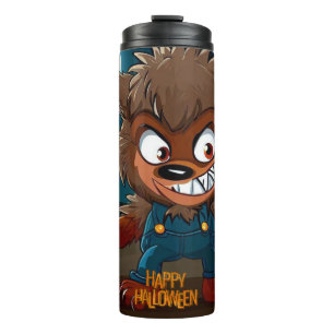 Halloween/Fall/Werewolf/Cartoon Thermal Tumbler