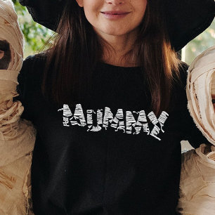 Halloween Family Matching Funny Mom Mommy Mummy  T-Shirt