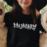 Halloween Family Matching Funny Mum Mummy Mummy  T-Shirt<br><div class="desc">Happy Halloween everyone! Are you ready to bring out the Halloween spirit? These funny Halloween themes for couples and families are the best way to get involved in Horror Nights. Create a unified and heartwarming visual as your family showcases their spooky style together. Capture the magic of Halloween with these...</div>