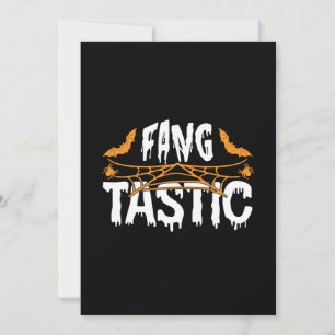 Halloween Fang Tastic Birthday Invitation