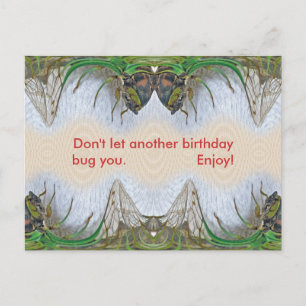 Halloween Fantasmagorical Cicada Items Postcard