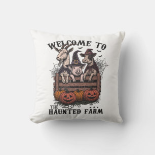 Halloween Farm Animals Cushion