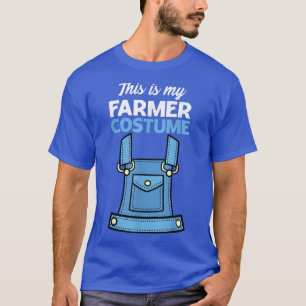 Halloween Farm This Is My Farmer Costume Love Fami T-Shirt
