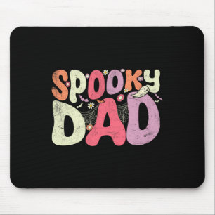 Halloween Father Family Matching Spooky Dad Hallow Mouse Pad