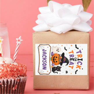 Halloween Favour Stickers for Trick or Treat Bags