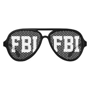 Halloween FBI costume party shades   Black glasses