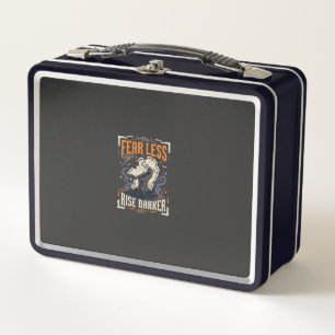 Halloween Fearless Monster Rise Metal Lunch Box