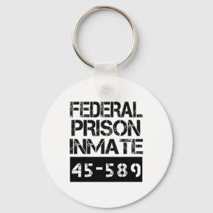Halloween Federal Prison Inmate Prisoner Costume  Key Ring