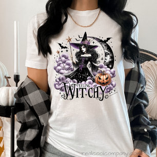 Halloween Feeling Witchy T-Shirt Tri-Blend Shirt