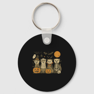Halloween Ferret Costumes Ghost Witch Mummy Men Wo Key Ring