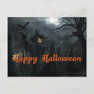 Halloween Field of Death Postcard