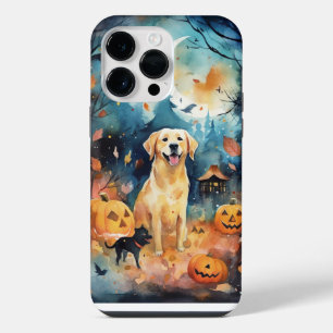 Halloween Finnish Lappund With Pumpkins Scary iPhone 14 Pro Max Case