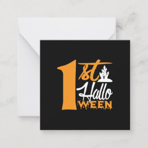 Halloween First Halloween Birthday Card
