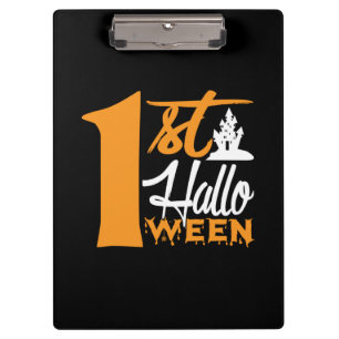 Halloween First Halloween Birthday Clipboard