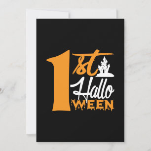 Halloween First Halloween Birthday Invitation
