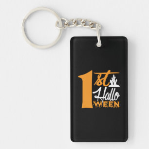 Halloween First Halloween Birthday Key Ring