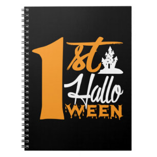 Halloween First Halloween Birthday Notebook