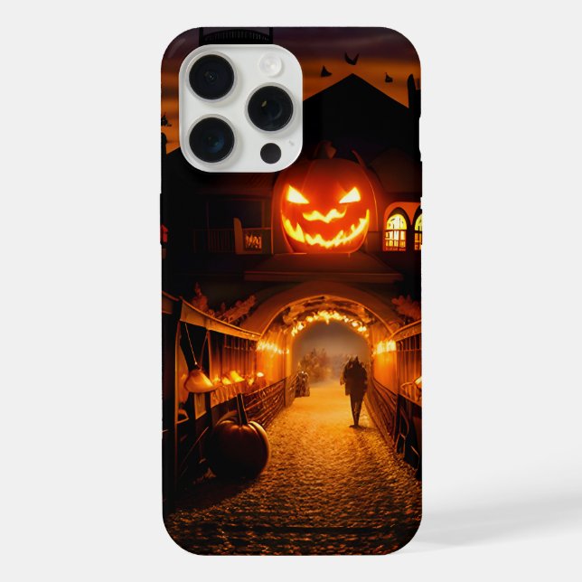 Halloween Five Landscape iPhone Case (Back)