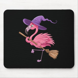 Halloween Flamingo Witch Hats Scary Costumes Men W Mouse Pad