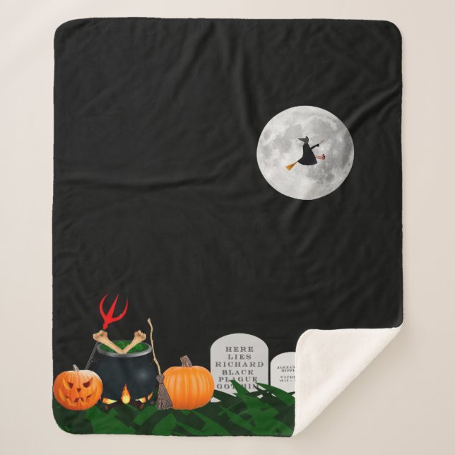 Halloween Fleece Blanket (Front)