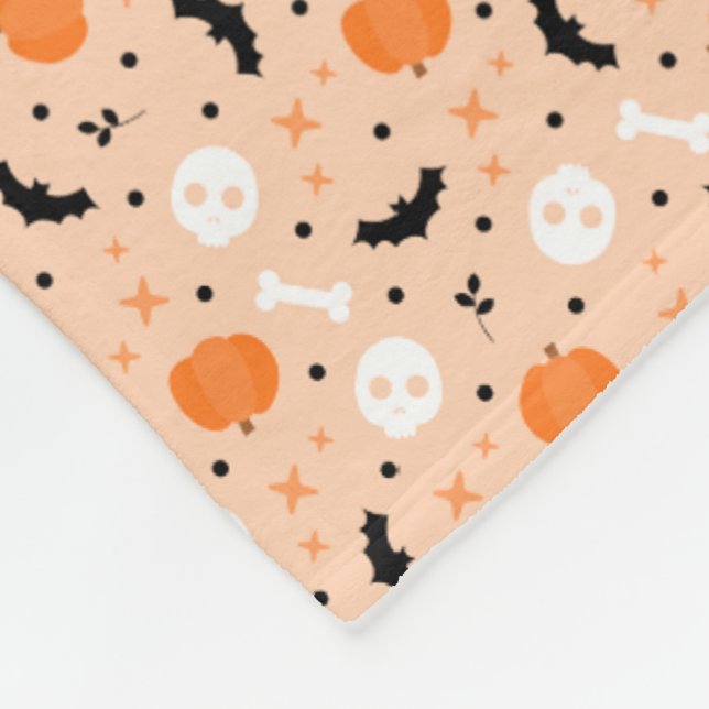 Halloween Fleece Blanket (Corner)