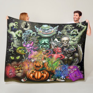 Halloween Fleece Blanket