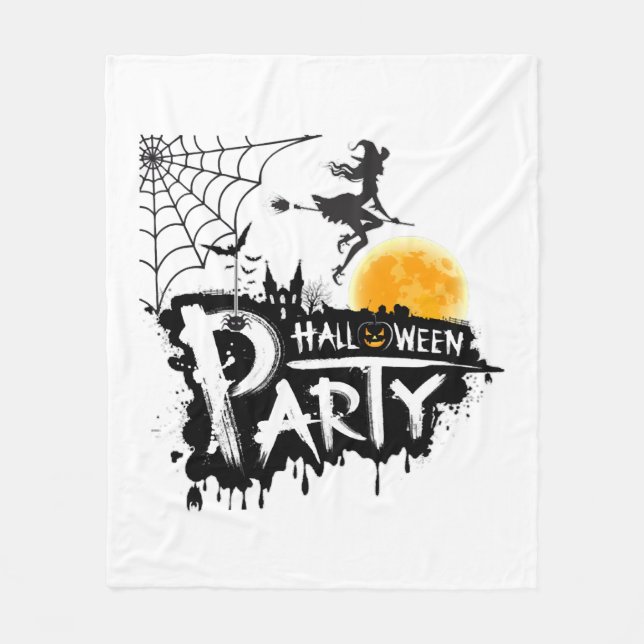 Halloween                      fleece blanket (Front)