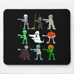 Halloween Floss Like A Boss Monsters Boys Girls Ki Mouse Pad