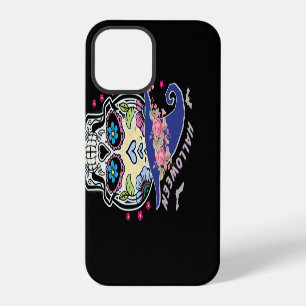 Halloween Flower Skull iPhone 12 Pro Case