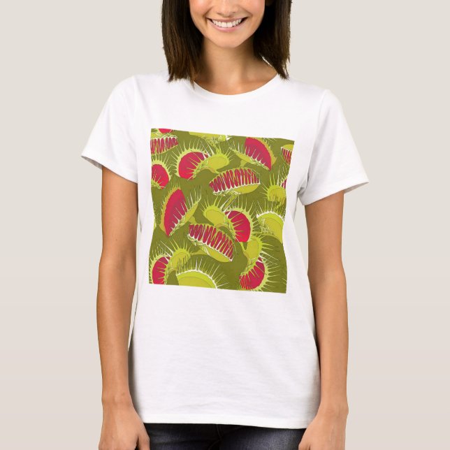 halloween fly trap T-Shirt (Front)