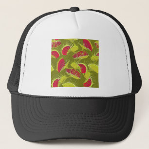 halloween fly trap trucker hat