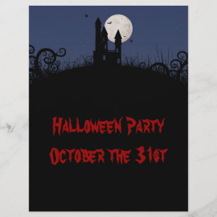 Halloween flyer