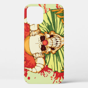 Halloween flyer: diabolical clown theme iPhone 12 case