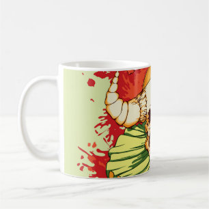 Halloween flyer: diabolical clown theme coffee mug