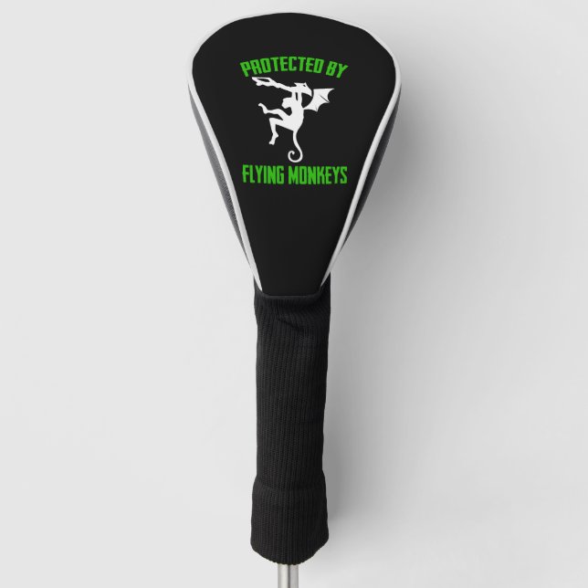 Halloween Flying Golf Head Cover (Front)