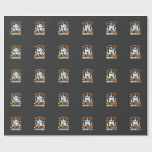 Halloween Flying Monkeys Haunted House Graphic Wrapping Paper