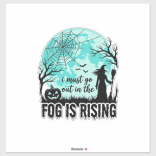 Halloween Fog Is Rising Witch Pumpkin Vintage Shir