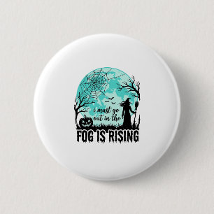 Halloween Fog Is Rising Witch Pumpkin Vintage Shir 6 Cm Round Badge