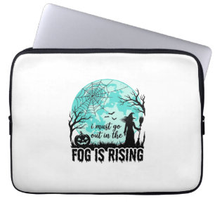 Halloween Fog Is Rising Witch Pumpkin Vintage Shir Laptop Sleeve