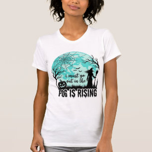 Halloween Fog Is Rising Witch Pumpkin Vintage Shir T-Shirt
