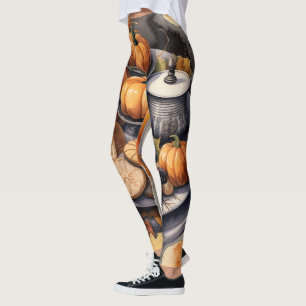 Halloween food for Party themed Leggings