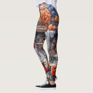Halloween food for Party themed Leggings