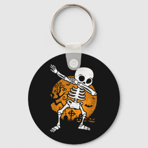 Halloween For Boys Kids Dabbing Skeleton Costume Key Ring