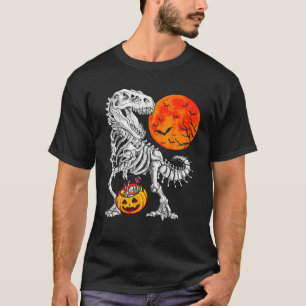 Halloween For Boys Zombie Dinosaur T-Shirt