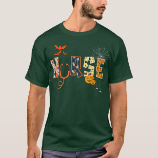 Halloween for Nurses  Halloween Nurse ER Nurse Ped T-Shirt